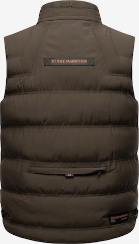 STONE HARBOUR Vest 'Egoor' i brun