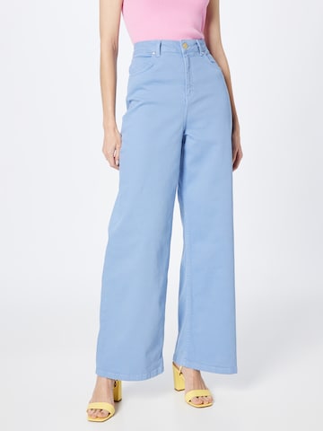 Coster Copenhagen Wide leg Jeans 'Petra' in Blue: front