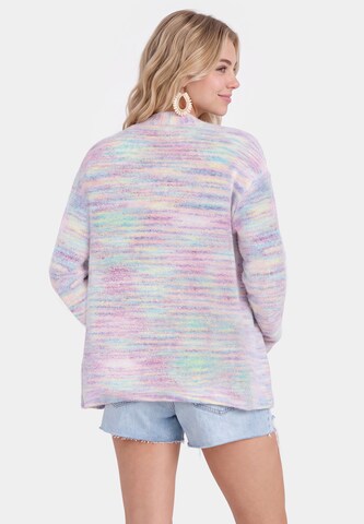 Cardigan IZIA en mélange de couleurs