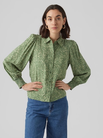 VERO MODA Блуза 'Sara' в зелено