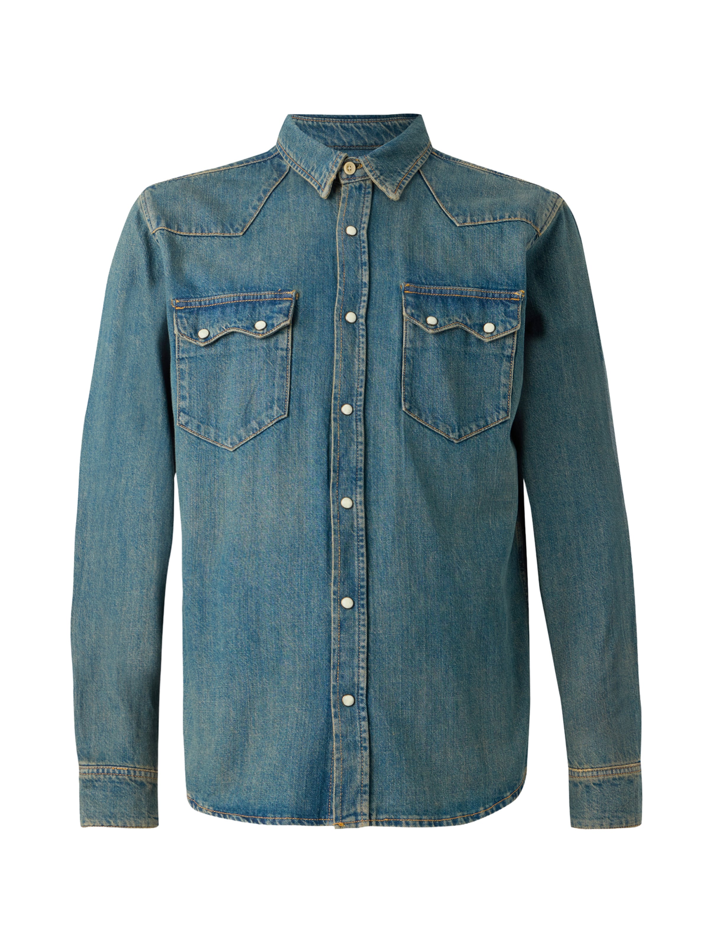 JACK &amp; JONES - Ajuste regular Camisa en azul: frente