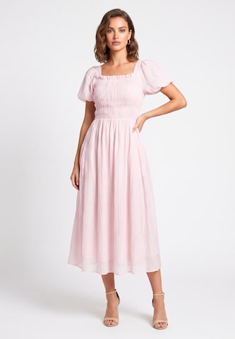 faina - Vestido en rosa: frente