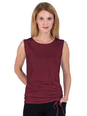 Magadi Sporttop 'Diana' in Rot: Vorderseite