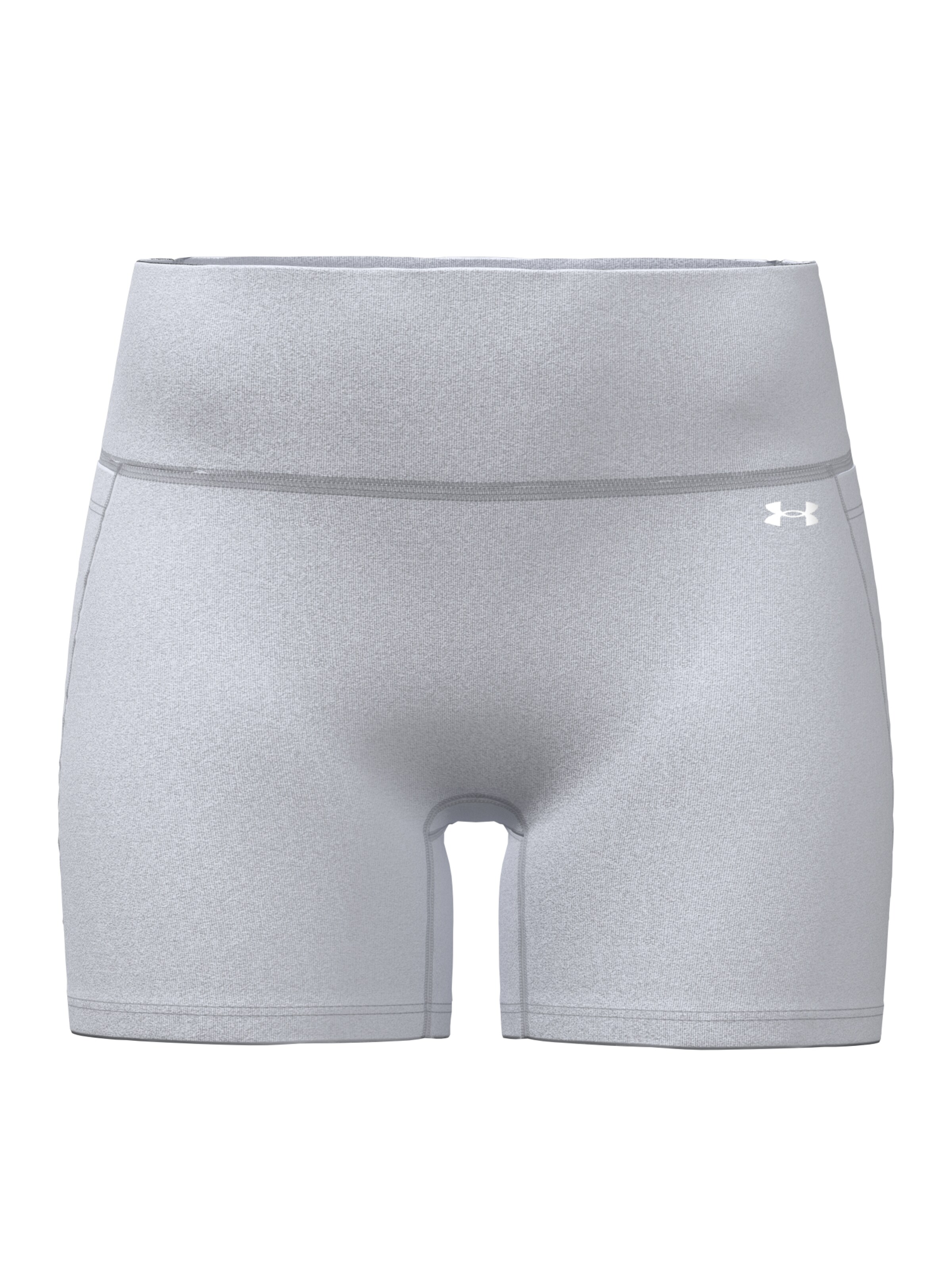 UNDER ARMOUR Skinny Sportbroek 'Motion Middy' in Grijs: voorkant