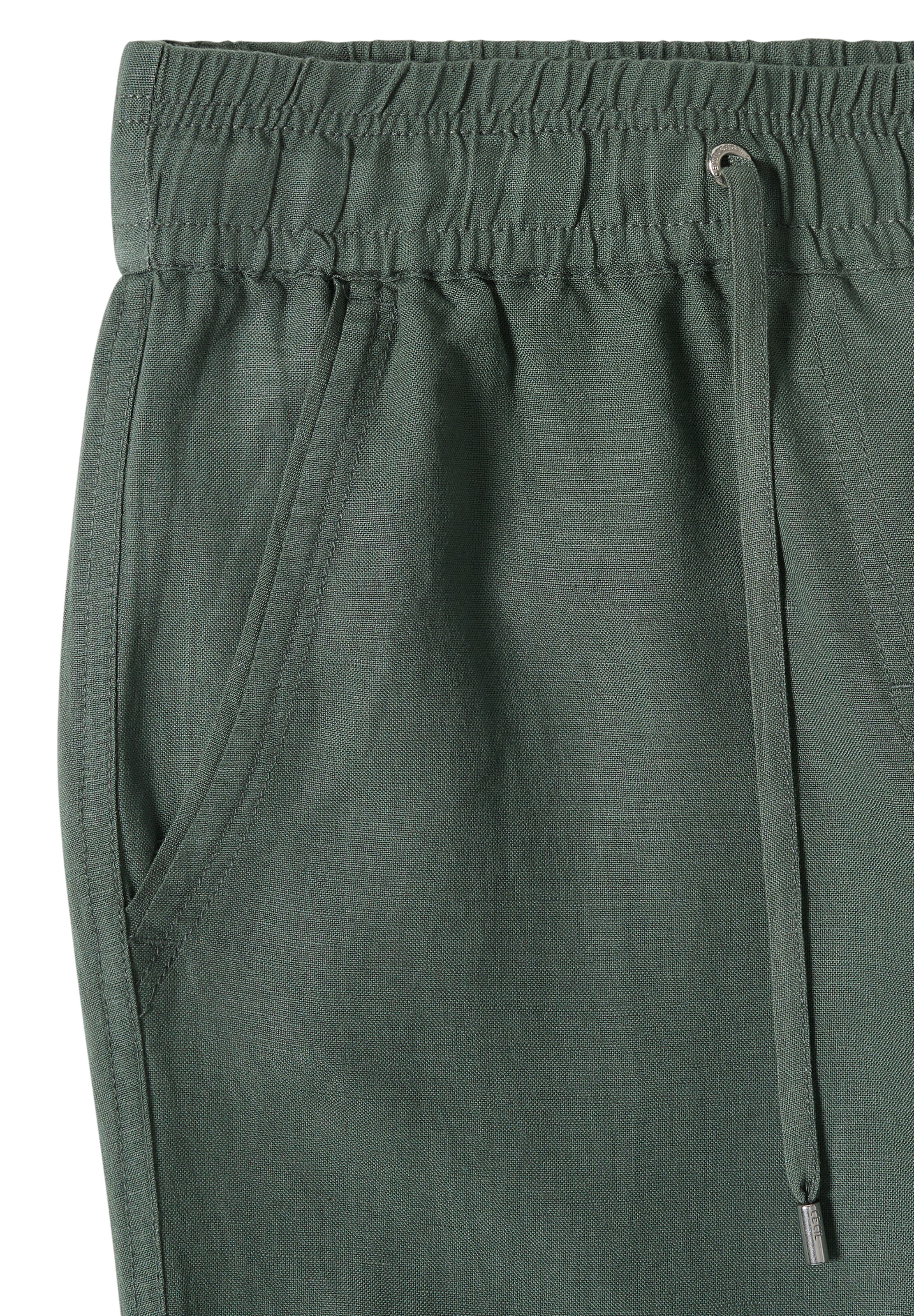 CECIL Loose fit Pants 'Neele' in Green