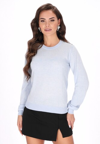 faina Sweater in Blue: front