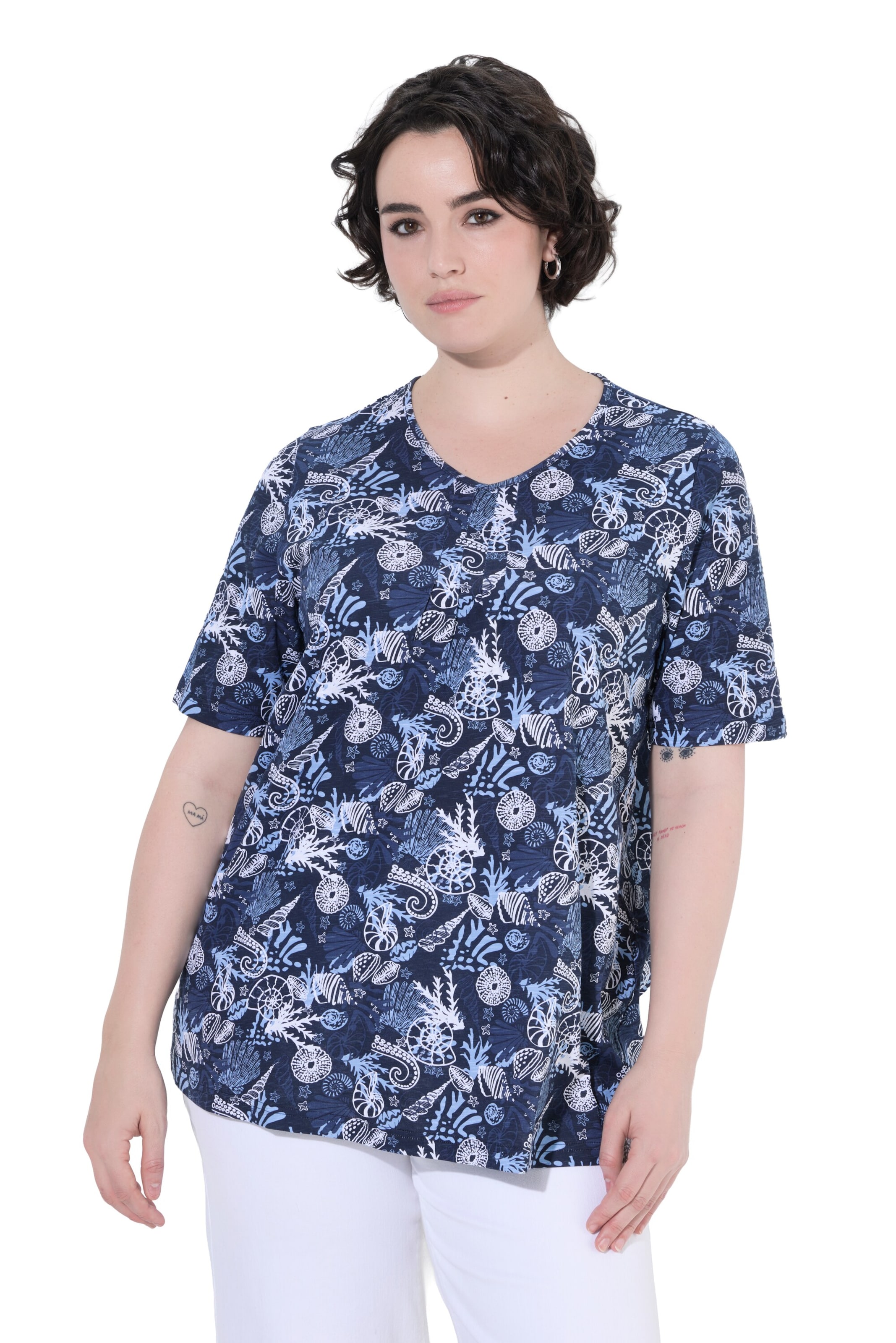 Ulla Popken Shirt in Mixed colours: front