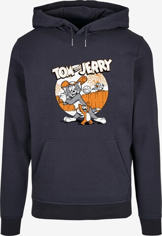 Sweat-shirt 'Tom and Jerry - Baseball' ABSOLUTE CULT en bleu : devant