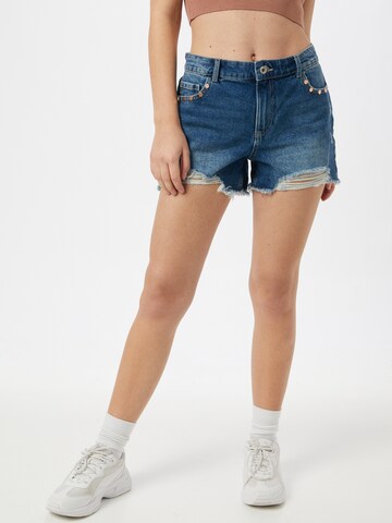 ONLY Regular Shorts 'Sky' in Blau: Vorderseite