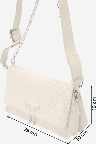 Zadig & Voltaire - Bolso de hombro en blanco