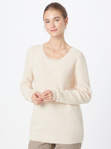 ICHI Pullover 'ODANSA' in Beige: Vorderseite