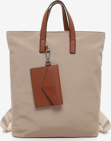 Emily & Noah Rucksack 'Marseille' in Beige: predná strana