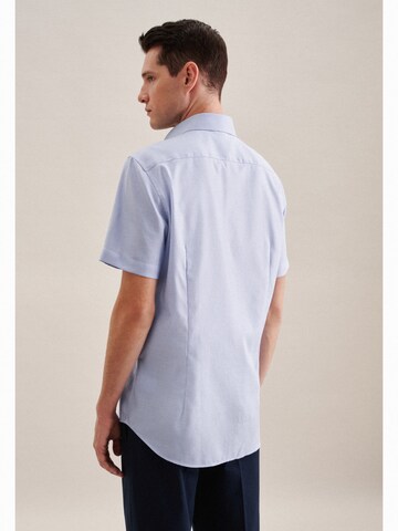 SEIDENSTICKER Comfort fit Business Shirt 'Shaped' in Blue