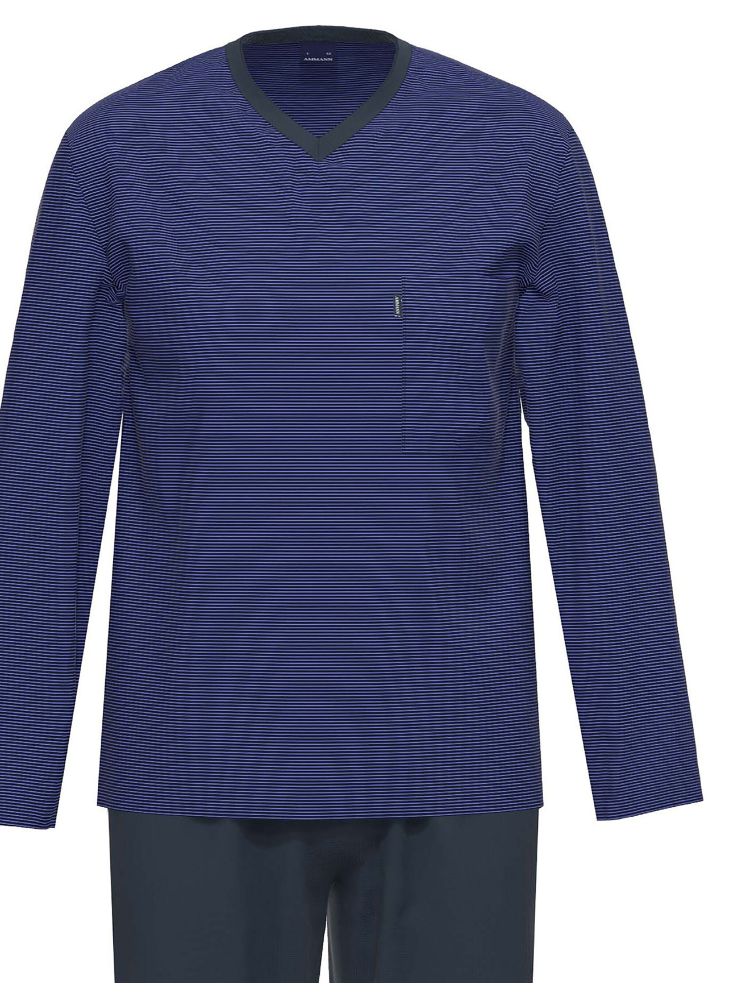 Ammann Short Pajamas 'Nightwear' in Blue