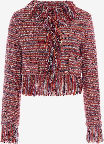 Veste mi-saison IZIA en rouge : devant