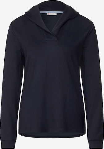 Sweat-shirt STREET ONE en bleu : devant