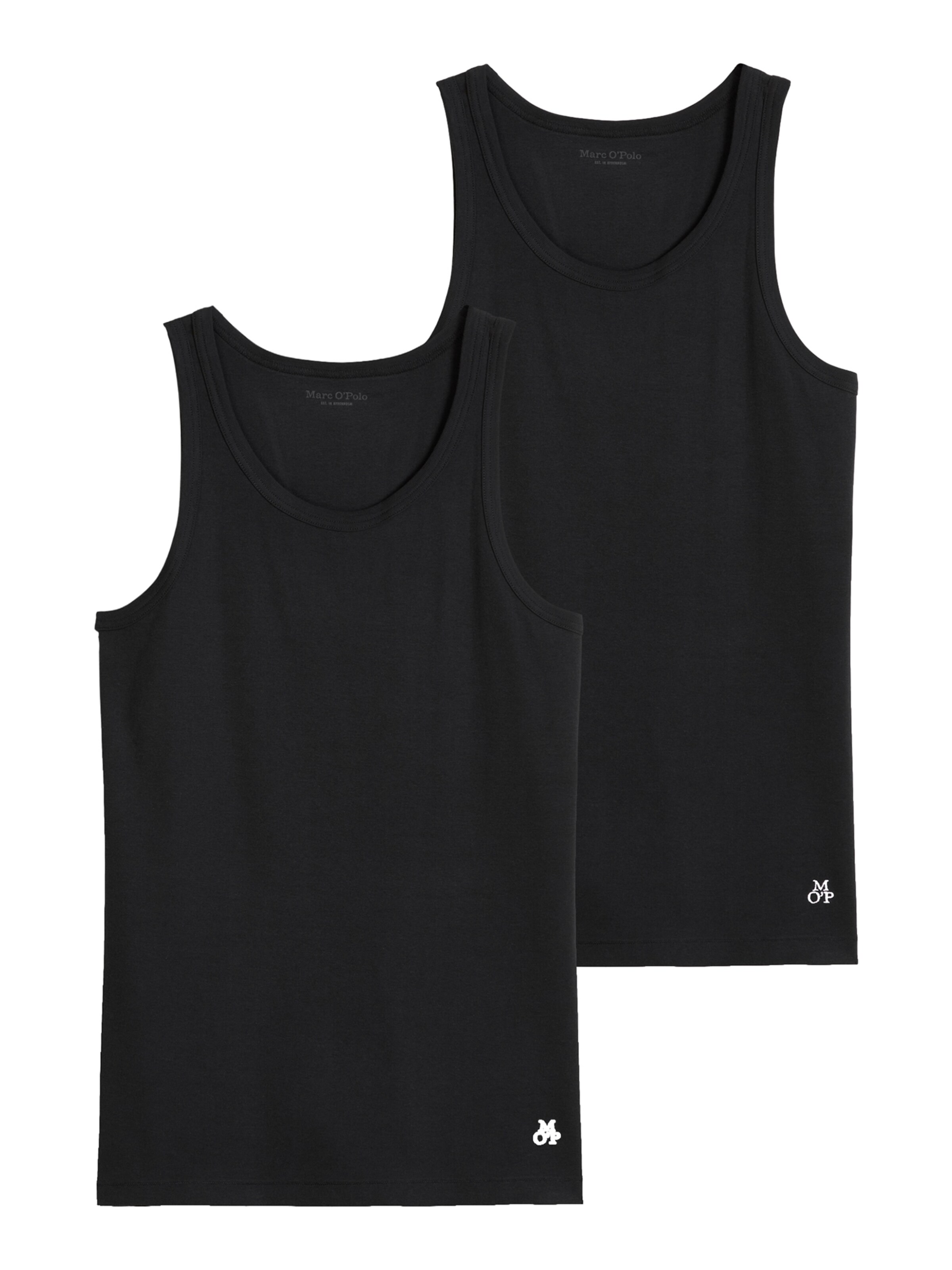 Marc O'Polo Undershirt ' Classic ' in L in Black, Item view