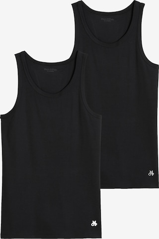 Marc O'Polo Undershirt ' Classic ' in Black: front