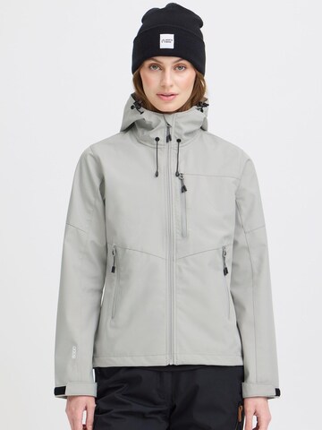 Veste outdoor ' NBRosa W mit wasserdichter Beschichtung ' North Bend en gris : devant