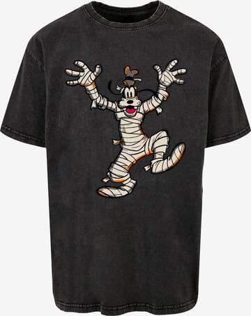 ABSOLUTE CULT Shirt 'D100 - Goofy Mummy' in Black: front