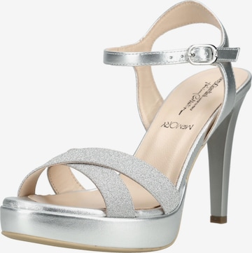 Nero Giardini Sandaal in Zilver: voorkant