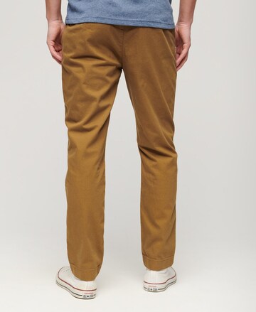 Superdry Regular Chino Pants in Brown