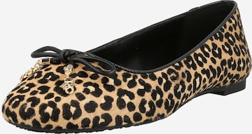 MICHAEL Michael Kors Ballet Flats 'NORI' in Black: front