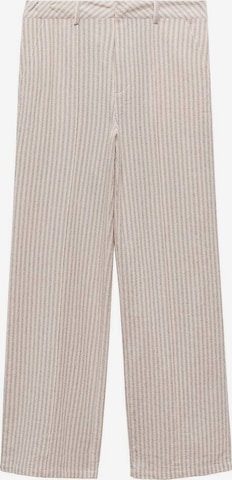 MANGO TEEN Regular Pants in Beige: front