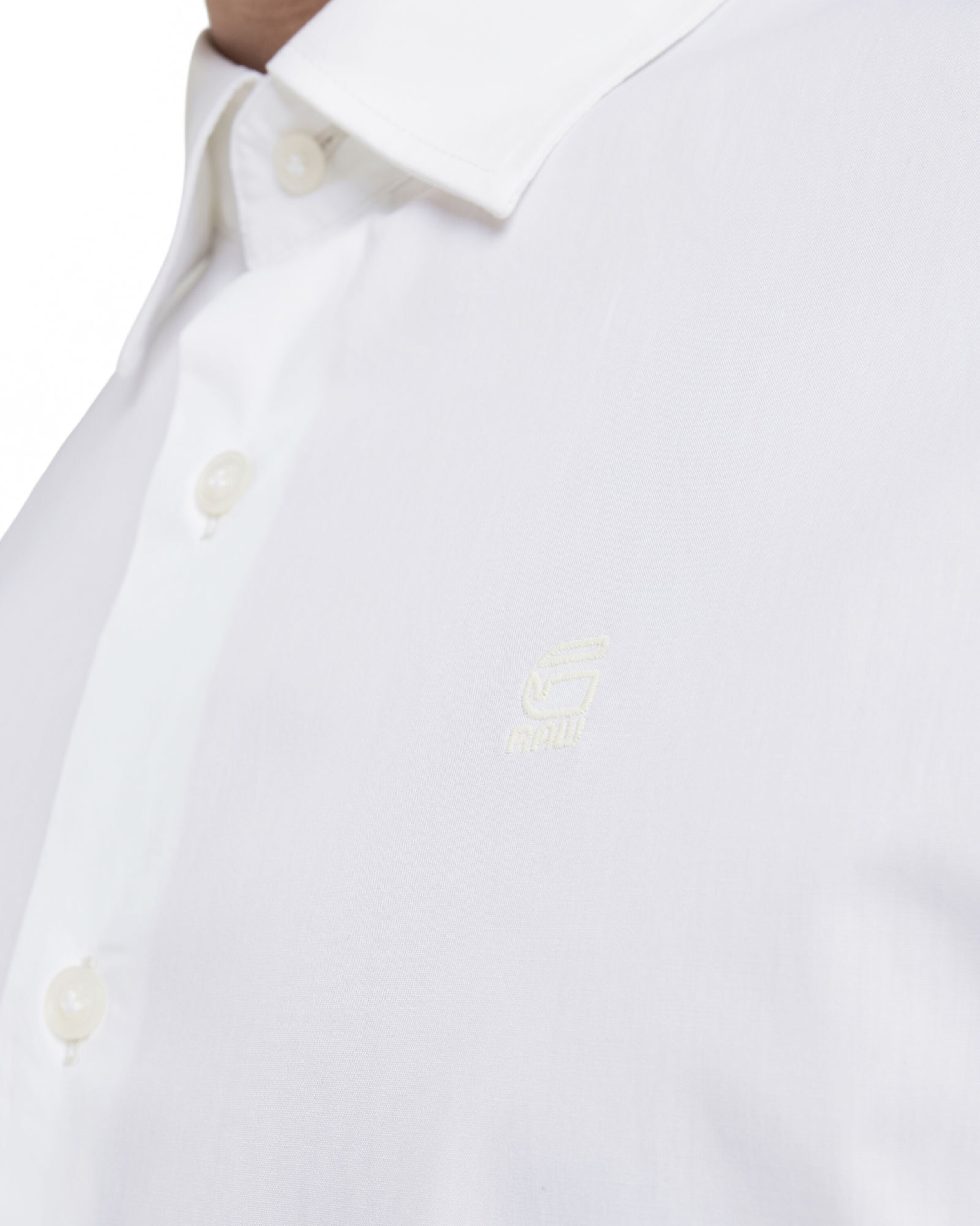 G-STAR Super smal pasform Skjorte 'Dressed Super Slim' i hvid