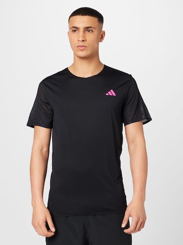 ADIDAS PERFORMANCE Funksjonsskjorte 'Adizero' i svart: forside