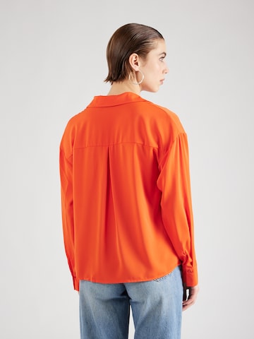 PIECES Блуза 'FRANAN' в оранжево