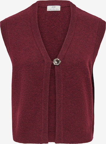 Gilet in maglia 'JDYSuper' di JDY in rosso: frontale