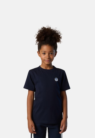 North Sails T-Shirt in Blau: Vorderseite