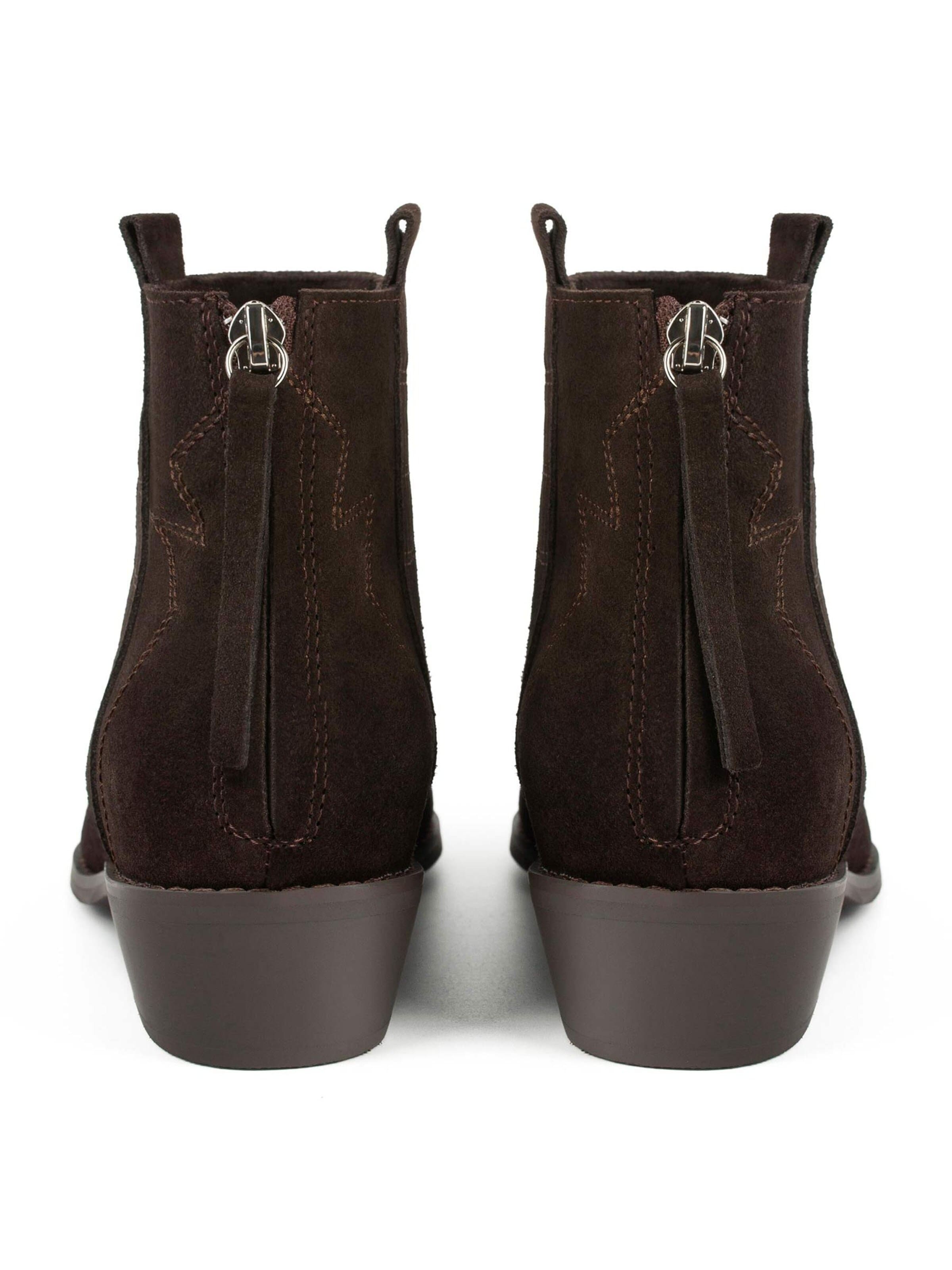 L37 HANDMADE SHOESGležnjače 'FLASHBACK' - smeđa boja
