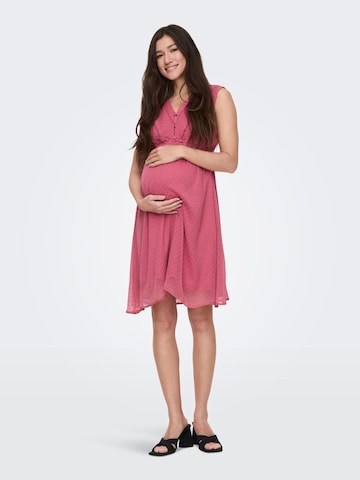 Only Maternity Kjole i pink