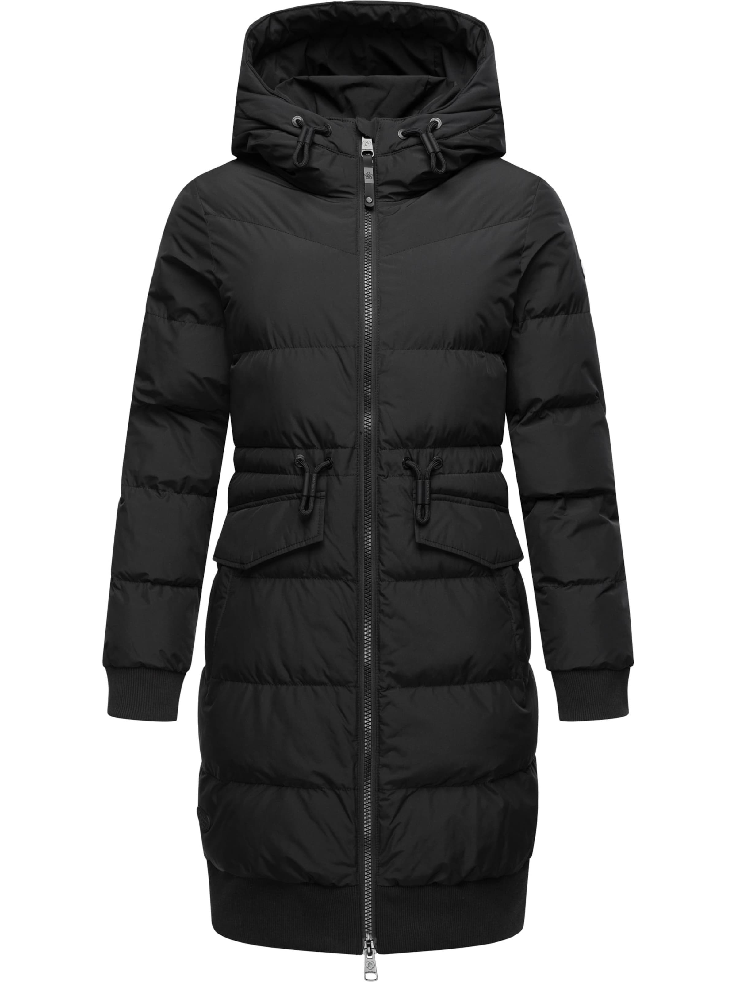 Cappotto funzionale 'Briosh' di Ragwear in nero: frontale