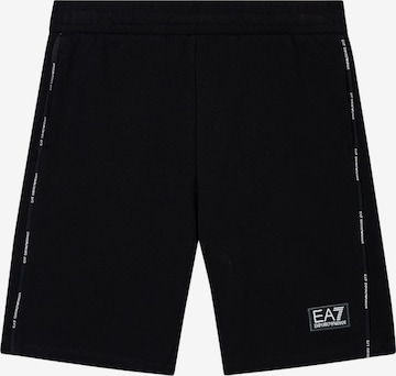 Regular Pantalon EA7 Emporio Armani en noir : devant