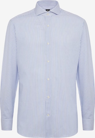 Boggi Milano Shirt in Blauw: voorkant