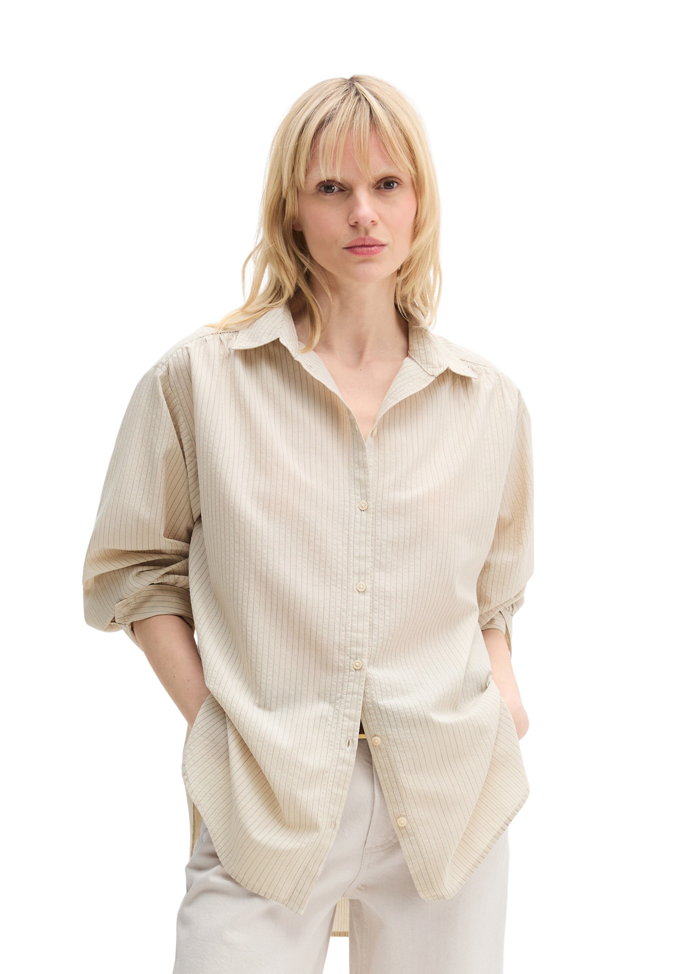 Marc O'Polo Bluse in Weiß: Vorderseite