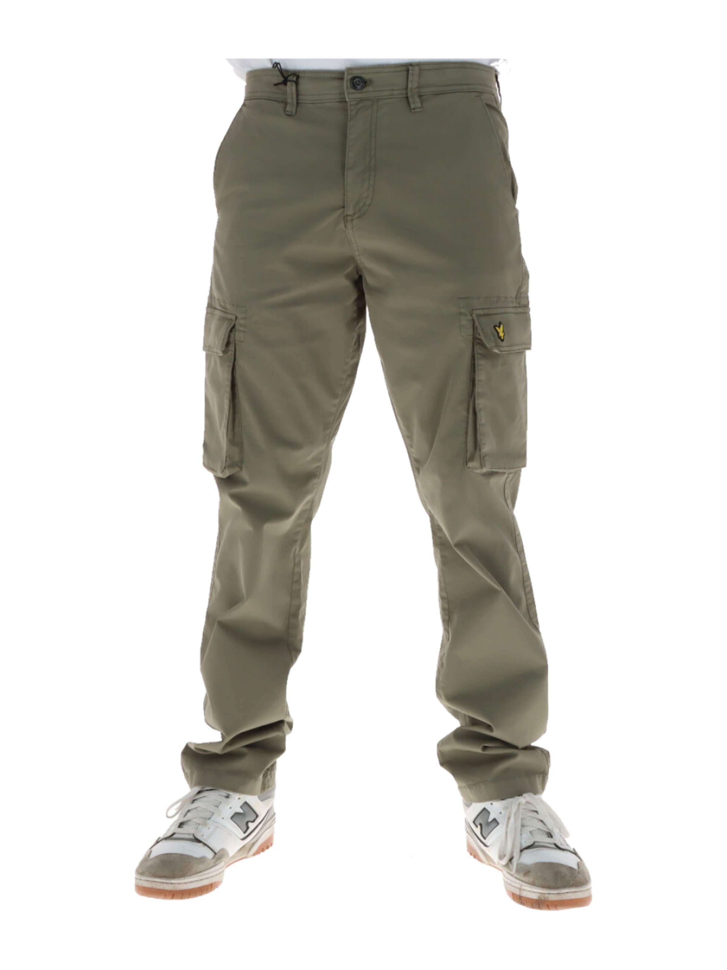 Lyle & Scott - Pantalón en verde: frente