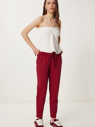 Effilé Pantalon Happiness İstanbul en rouge : devant