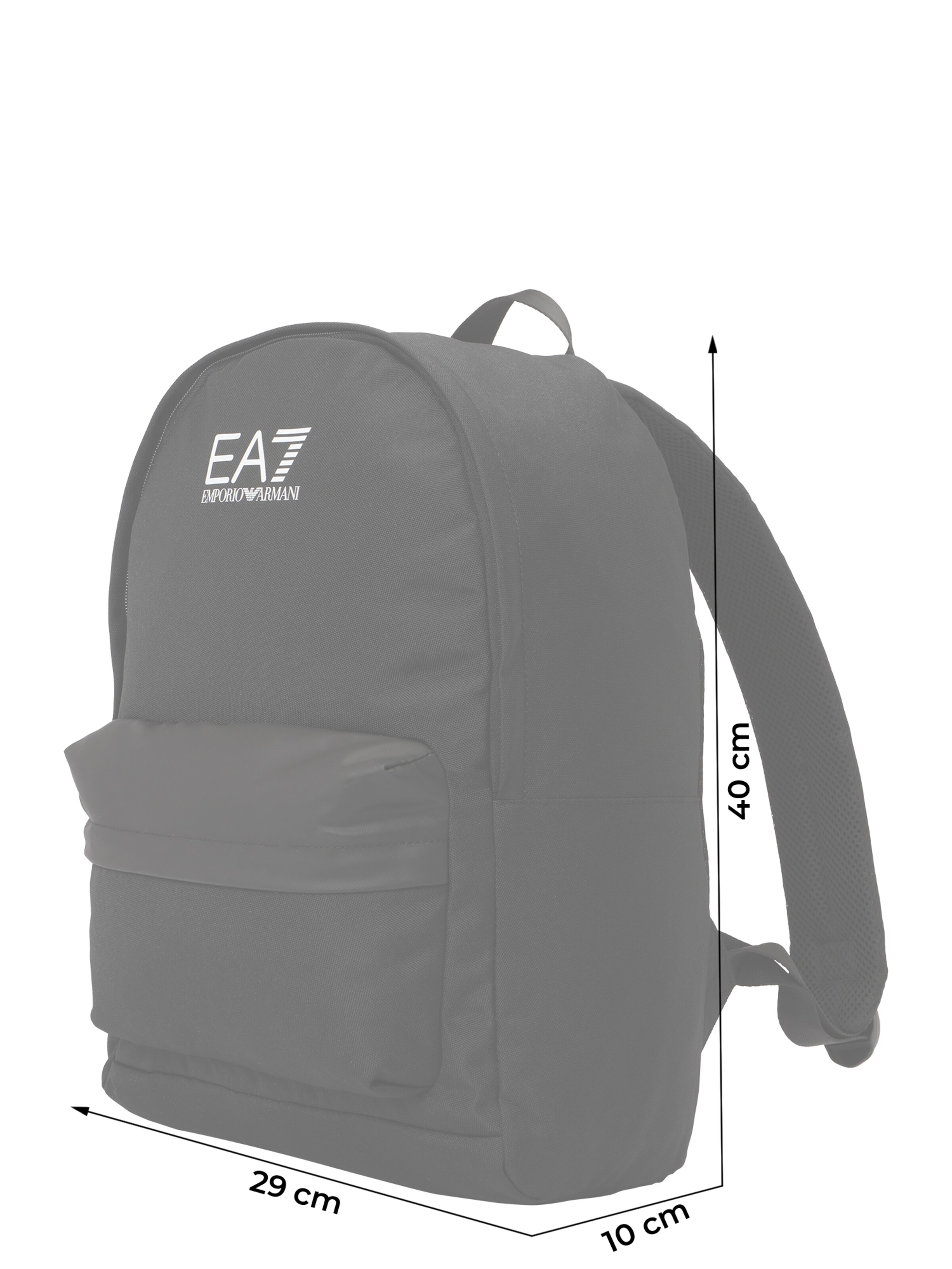 EA7 Emporio Armani Seljakott, värv must