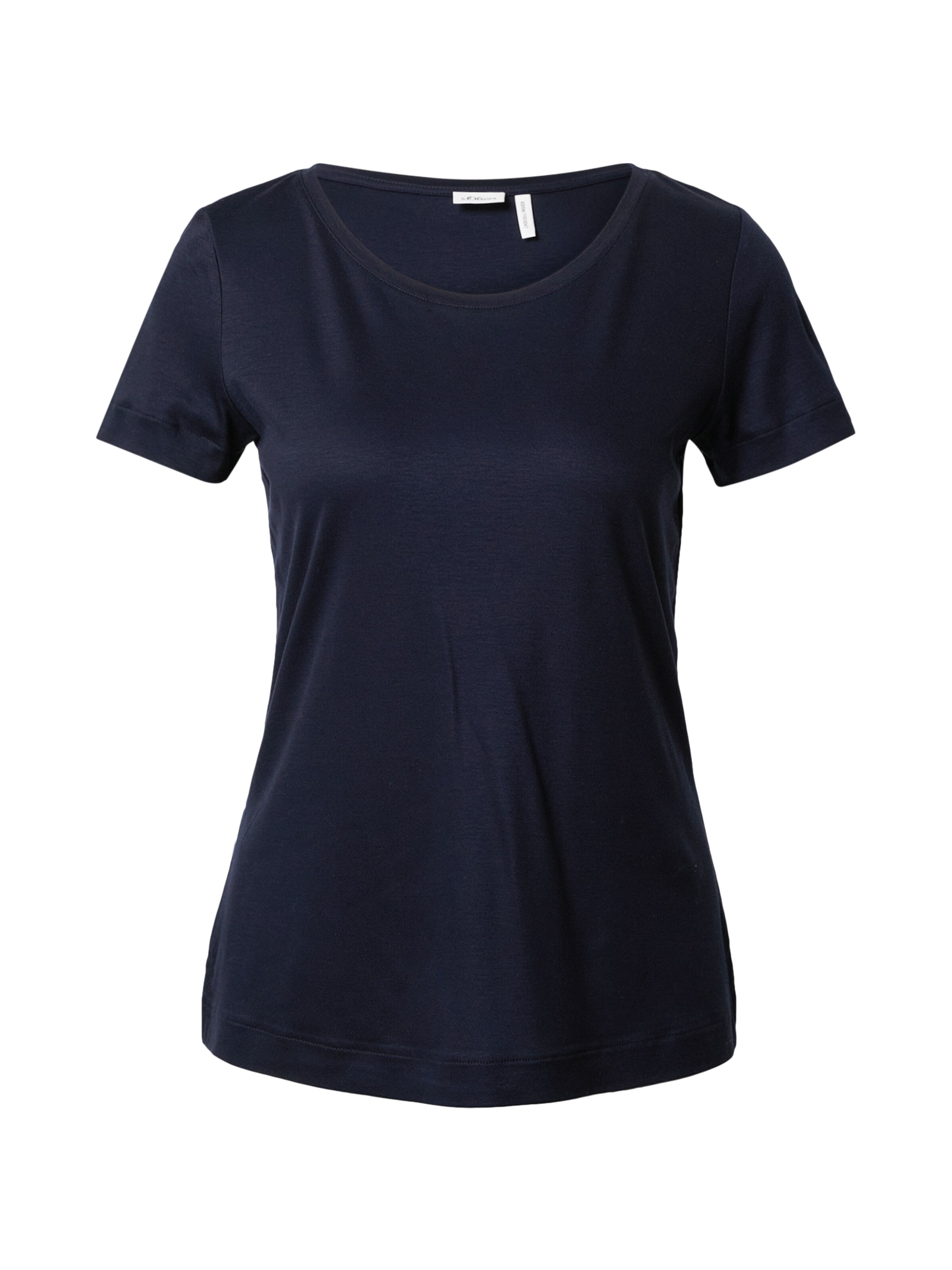 s.Oliver BLACK LABEL T-Shirt in Blau: Vorderseite