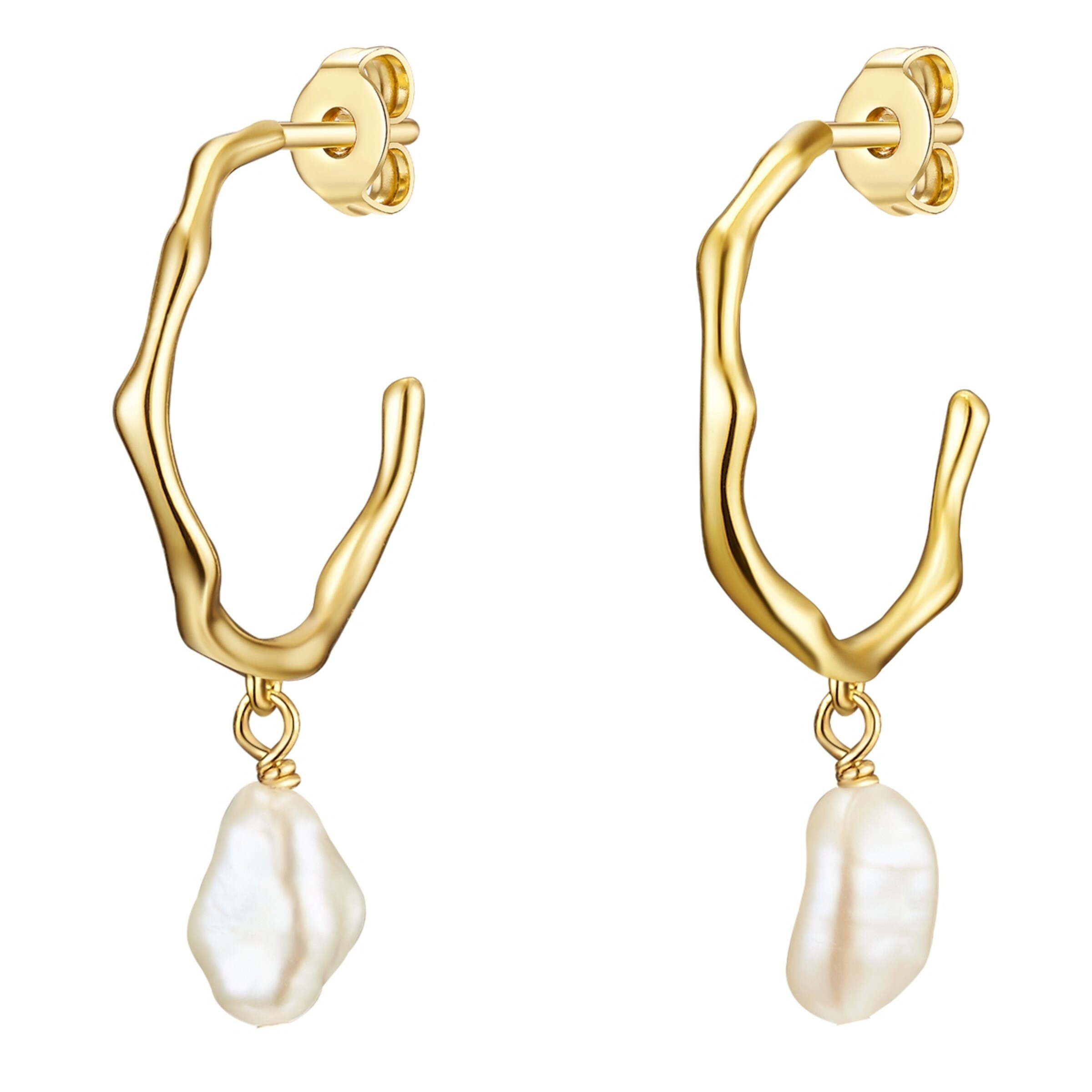 Glanzstücke München Ohrhänger in Gold: Vorderseite