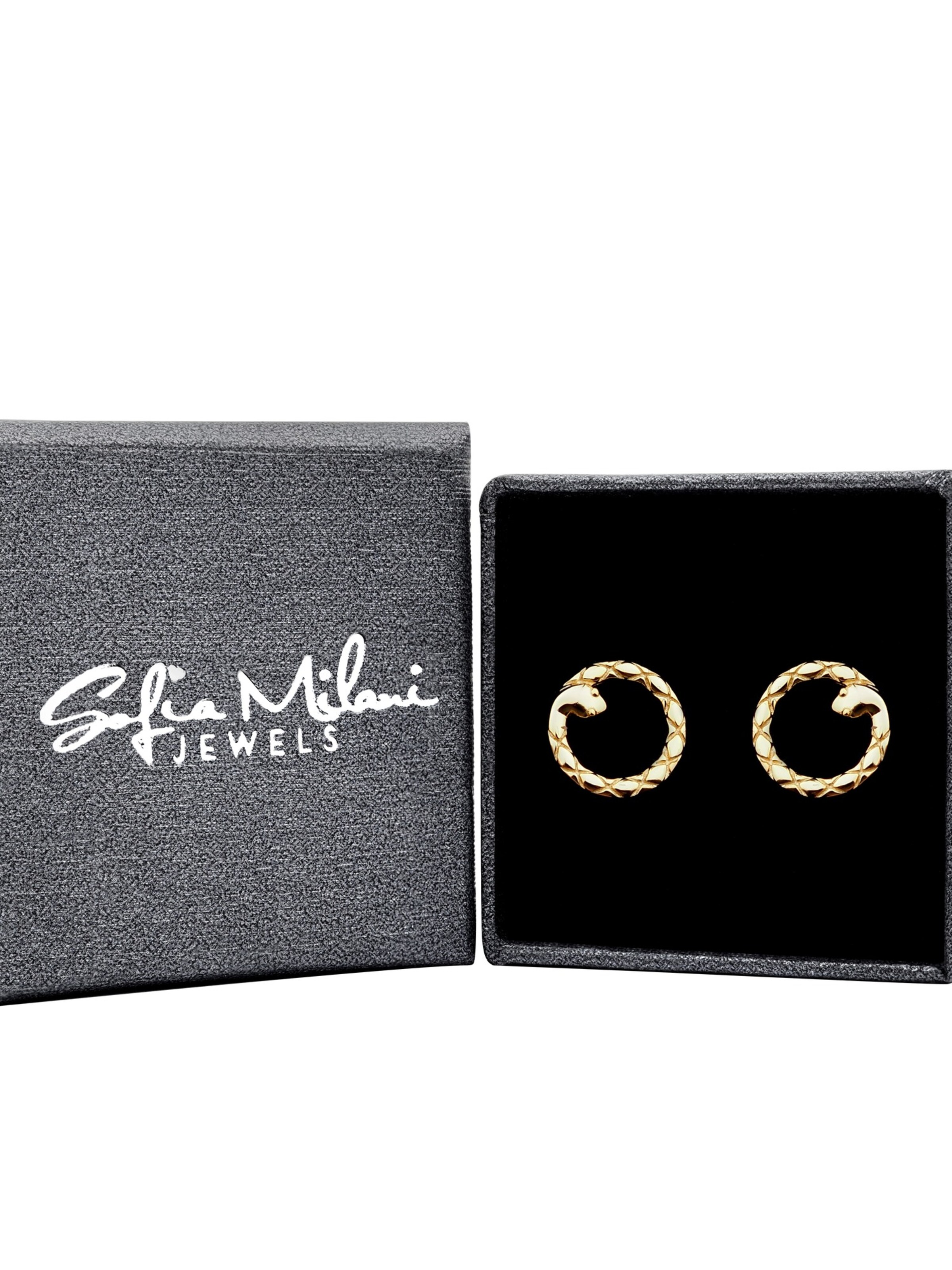 Sofia Milani Earrings 'Snake' in Gold