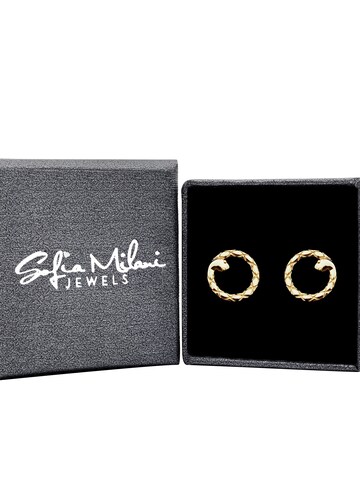 Sofia Milani Ohrringe 'Snake'‌‌‌‌‌ in Gold