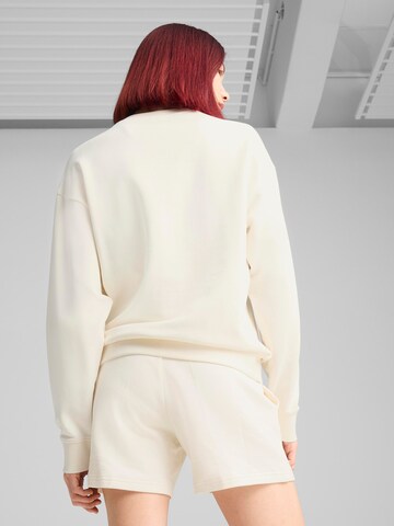 Sweat-shirt 'Ess Elevated' PUMA en blanc