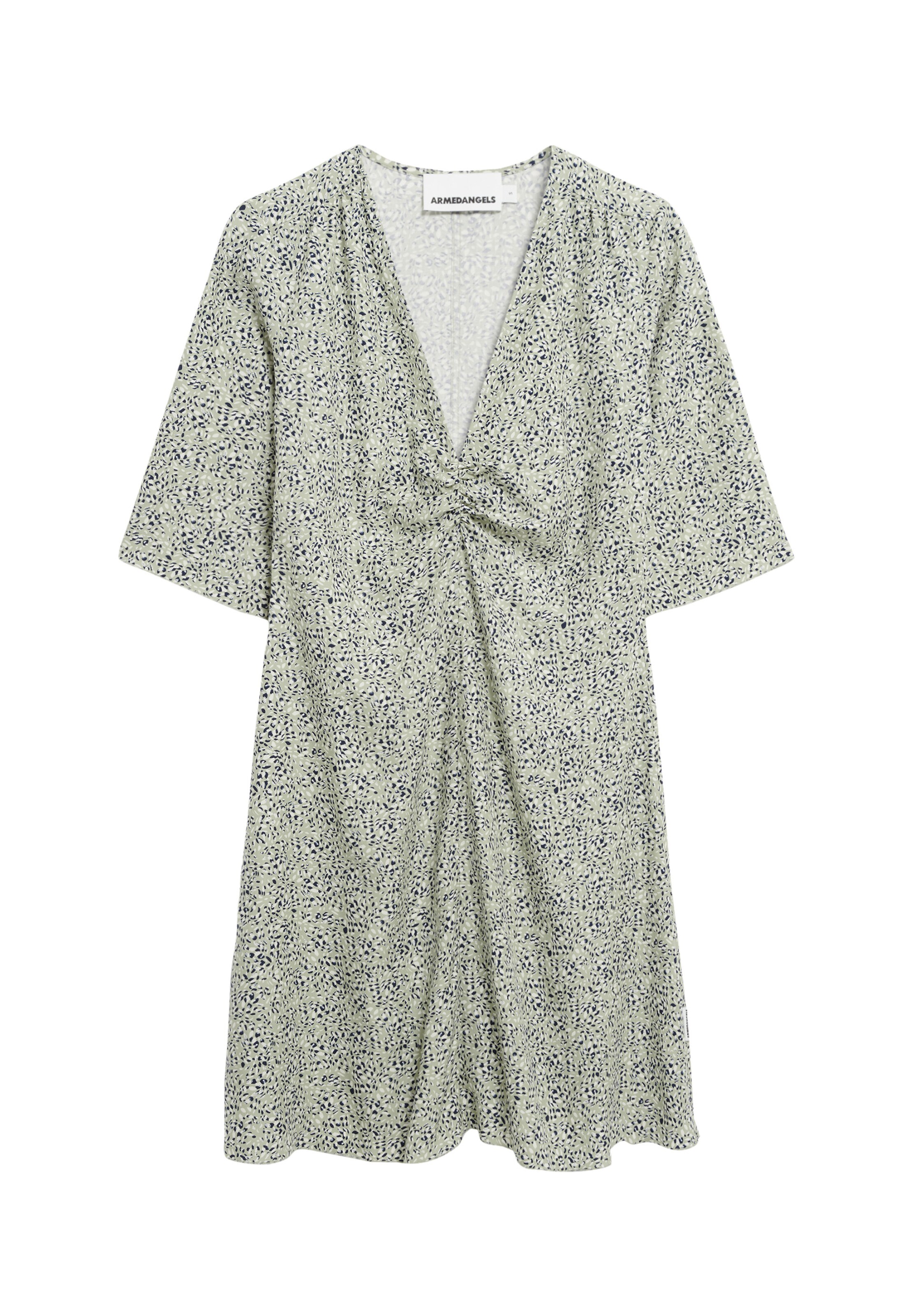 ARMEDANGELS Jurk ' LILAAT WATERDROP ' in Groen: voorkant