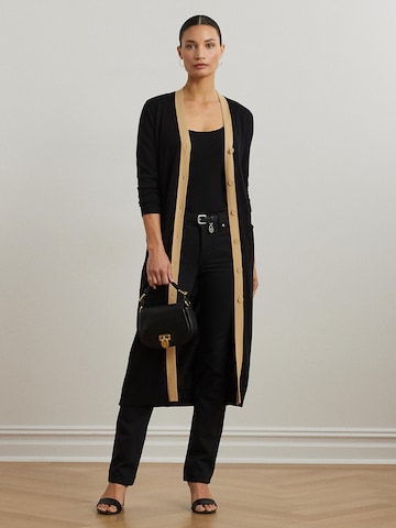 Lauren Ralph Lauren Knit cardigan in Black: front