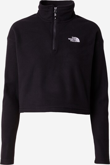 THE NORTH FACE Sportpullover 'GLACIER' in schwarz / weiß, Produktansicht